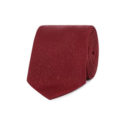 Red speckled tie